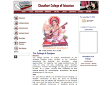 Tablet Screenshot of chaudharibed.org